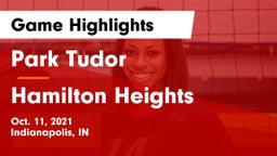 Park Tudor  vs Hamilton Heights  Game Highlights - Oct. 11, 2021