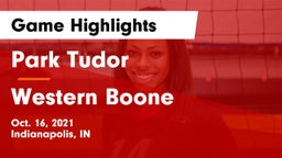 Park Tudor  vs Western Boone  Game Highlights - Oct. 16, 2021