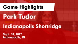 Park Tudor  vs Indianapolis Shortridge  Game Highlights - Sept. 10, 2022