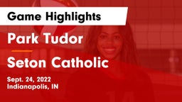 Park Tudor  vs Seton Catholic  Game Highlights - Sept. 24, 2022