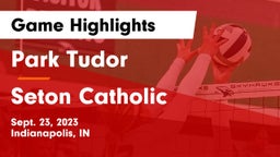 Park Tudor  vs Seton Catholic  Game Highlights - Sept. 23, 2023