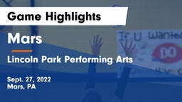 Mars  vs Lincoln Park Performing Arts  Game Highlights - Sept. 27, 2022