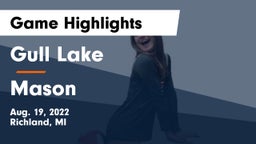 Gull Lake  vs Mason  Game Highlights - Aug. 19, 2022