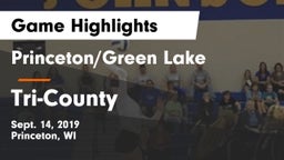 Princeton/Green Lake  vs Tri-County  Game Highlights - Sept. 14, 2019