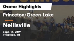 Princeton/Green Lake  vs Neillsville  Game Highlights - Sept. 14, 2019