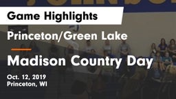 Princeton/Green Lake  vs Madison Country Day Game Highlights - Oct. 12, 2019