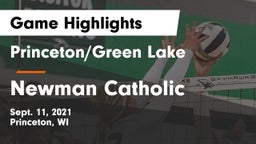 Princeton/Green Lake  vs Newman Catholic  Game Highlights - Sept. 11, 2021