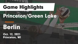 Princeton/Green Lake  vs Berlin  Game Highlights - Oct. 12, 2021
