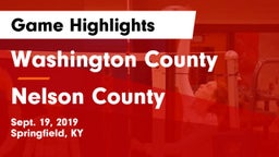 Washington County  vs Nelson County Game Highlights - Sept. 19, 2019