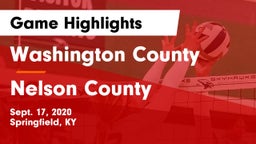 Washington County  vs Nelson County  Game Highlights - Sept. 17, 2020