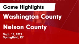 Washington County  vs Nelson County  Game Highlights - Sept. 15, 2022