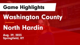 Washington County  vs North Hardin  Game Highlights - Aug. 29, 2023