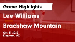 Lee Williams  vs Bradshaw Mountain  Game Highlights - Oct. 5, 2022