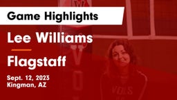 Lee Williams  vs Flagstaff  Game Highlights - Sept. 12, 2023