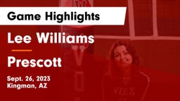 Lee Williams  vs Prescott  Game Highlights - Sept. 26, 2023
