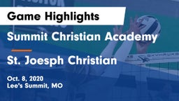 Summit Christian Academy vs St. Joesph Christian  Game Highlights - Oct. 8, 2020