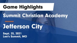 Summit Christian Academy vs Jefferson City  Game Highlights - Sept. 25, 2021