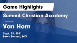 Summit Christian Academy vs Van Horn  Game Highlights - Sept. 29, 2021