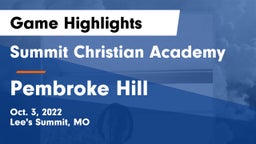 Summit Christian Academy vs Pembroke Hill  Game Highlights - Oct. 3, 2022