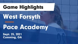 West Forsyth  vs Pace Academy Game Highlights - Sept. 25, 2021