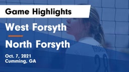 West Forsyth  vs North Forsyth  Game Highlights - Oct. 7, 2021