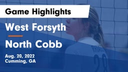 West Forsyth  vs North Cobb  Game Highlights - Aug. 20, 2022