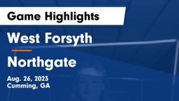West Forsyth  vs Northgate Game Highlights - Aug. 26, 2023