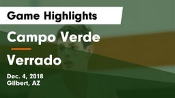 Campo Verde  vs Verrado  Game Highlights - Dec. 4, 2018