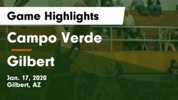Campo Verde  vs Gilbert  Game Highlights - Jan. 17, 2020