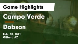 Campo Verde  vs Dobson  Game Highlights - Feb. 10, 2021