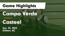 Campo Verde  vs Casteel  Game Highlights - Jan. 23, 2024