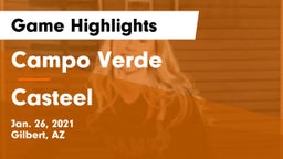 Campo Verde  vs Casteel  Game Highlights - Jan. 26, 2021