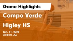 Campo Verde  vs Higley HS Game Highlights - Jan. 31, 2023