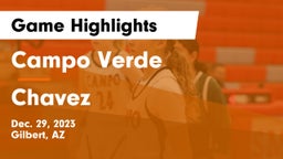 Campo Verde  vs Chavez  Game Highlights - Dec. 29, 2023