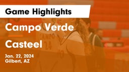 Campo Verde  vs Casteel  Game Highlights - Jan. 22, 2024