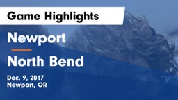 Newport  vs North Bend Game Highlights - Dec. 9, 2017