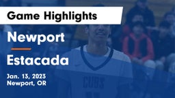 Newport  vs Estacada  Game Highlights - Jan. 13, 2023