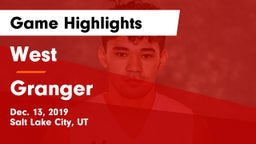 West  vs Granger  Game Highlights - Dec. 13, 2019