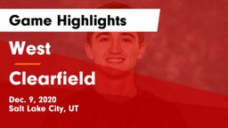 West  vs Clearfield  Game Highlights - Dec. 9, 2020