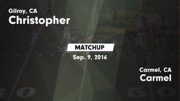 Matchup: Christopher High vs. Carmel  2016