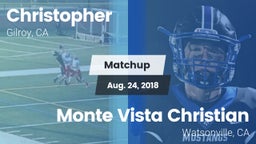 Matchup: Christopher High vs. Monte Vista Christian  2018