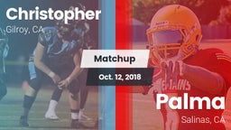 Matchup: Christopher High vs. Palma  2018