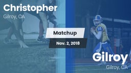 Matchup: Christopher High vs. Gilroy  2018