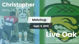Matchup: Christopher High vs. Live Oak  2019