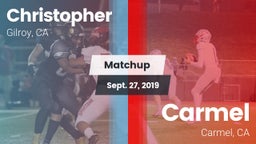 Matchup: Christopher High vs. Carmel  2019