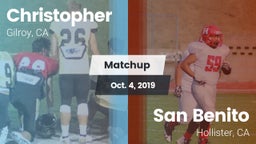 Matchup: Christopher High vs. San Benito  2019