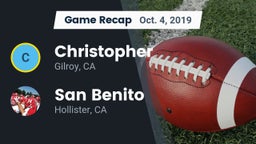 Recap: Christopher  vs. San Benito  2019