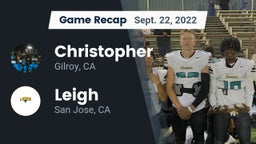 Recap: Christopher  vs. Leigh  2022