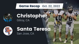 Recap: Christopher  vs. Santa Teresa  2022