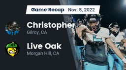 Recap: Christopher  vs. Live Oak  2022